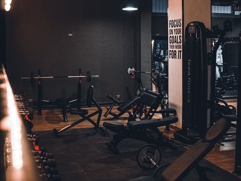 Cardio machines lined along the training floor
